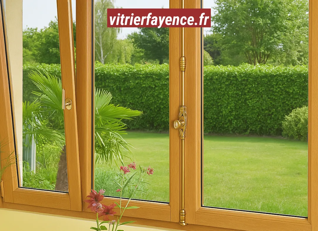 Installation de fenêtre en bois sur mesure Fayence