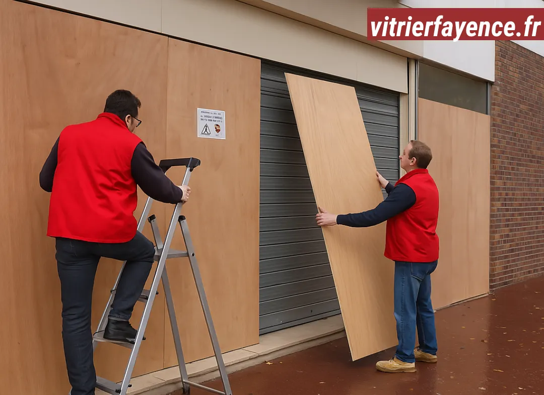 Mise en sécurité fermeture provisoire Fayence